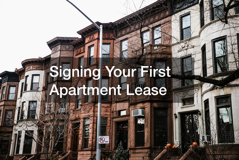 Signing Your First Apartment Lease